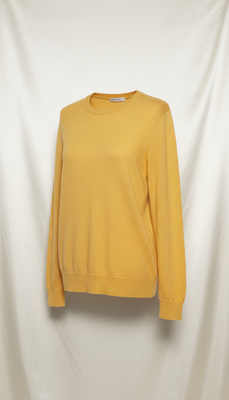 Lemon Yellow Cashmere Sweater