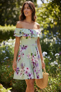 Quiz Floral Skater Dress (Size 14)
